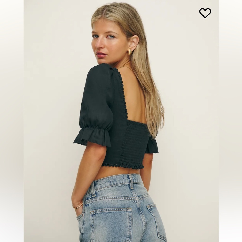 Reformation Simmie linen top - Picture 2 of 12